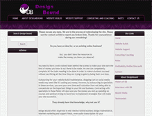 Tablet Screenshot of design-bound.com